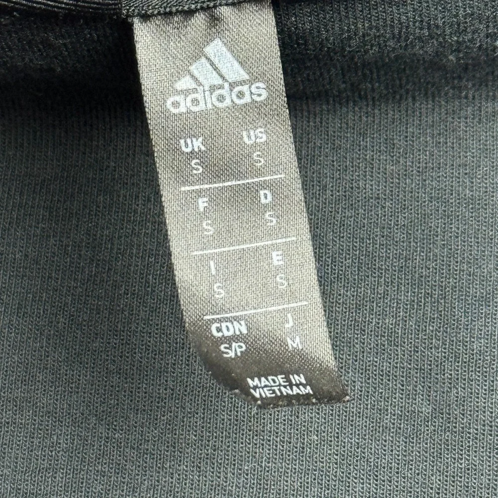 Adidas Jacket Men Small Black Varilite Hybrid Full‎ Zip Hooded Puffer Slim Fit